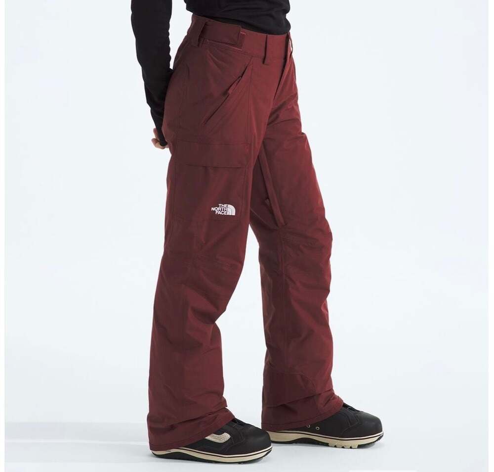 The North Face Women's Freedom Insulated Ski / Snowboard Pants in Red / Burgundy